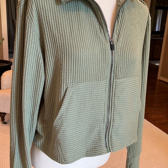 Nine West Active Green Zip Up Jacket - Picture 10 of 14